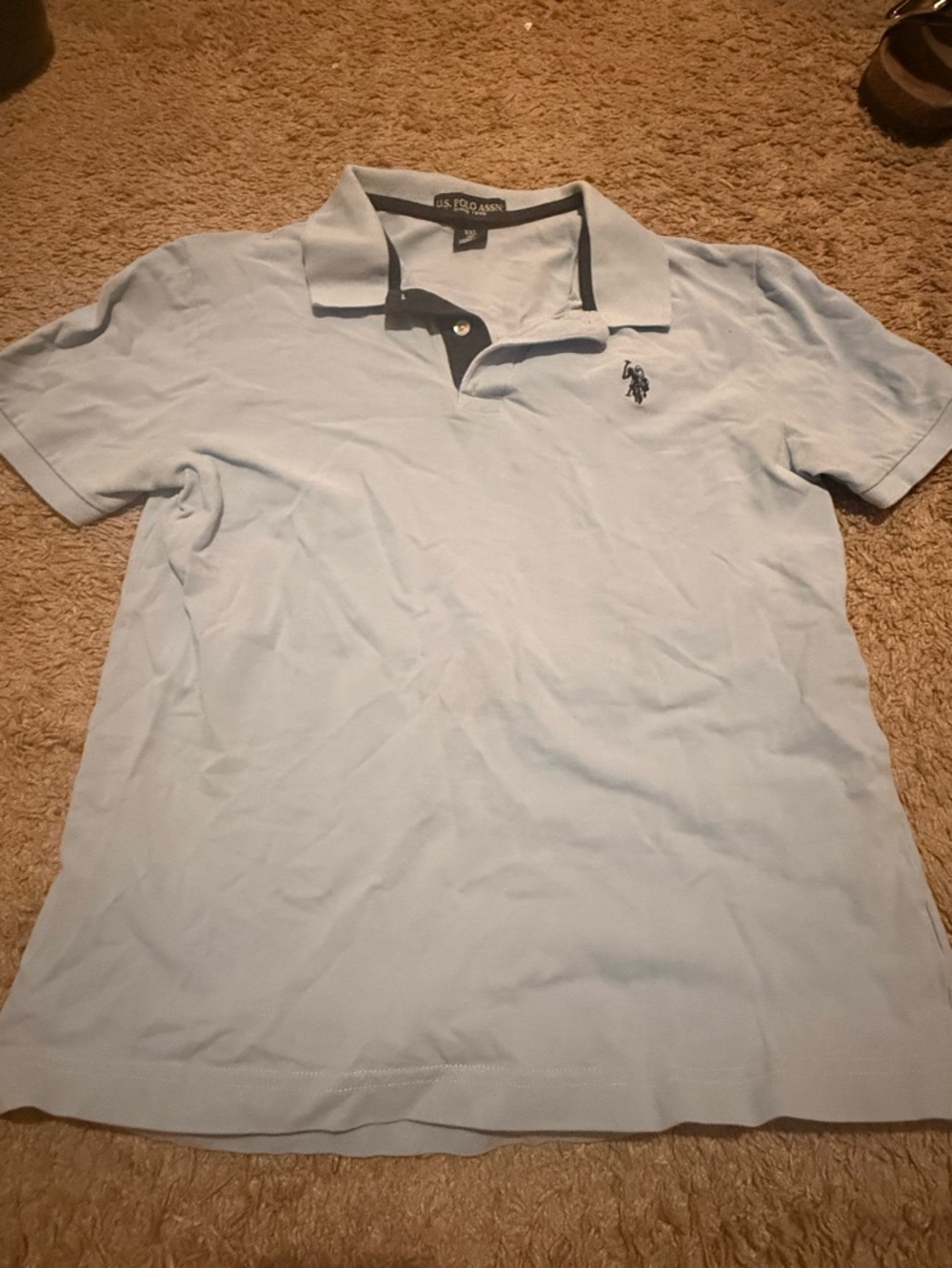 US Polo Assn. Boys' Light Blue Polo Shirt